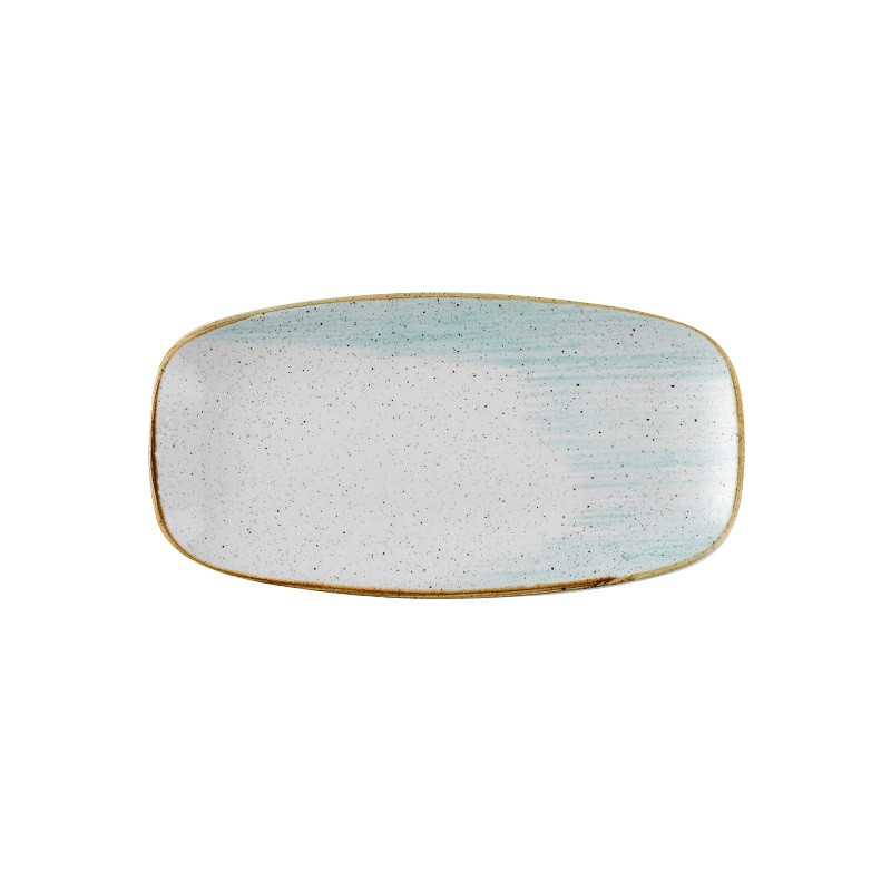 Блюдо прямоугольное CHEFS 29,8х15,3см, без борта, Stonecast Accents, цвет Duck Egg Blue ASDEXO111