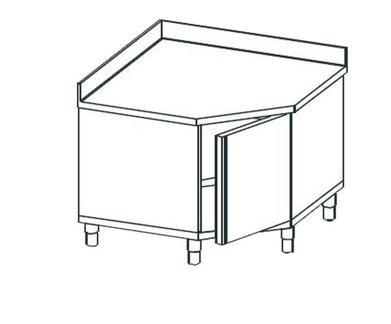 СТОЛ УГЛОВОЙ ЗАКРЫТЫЙ APACH CHEF LINE LWT710SH2HDU