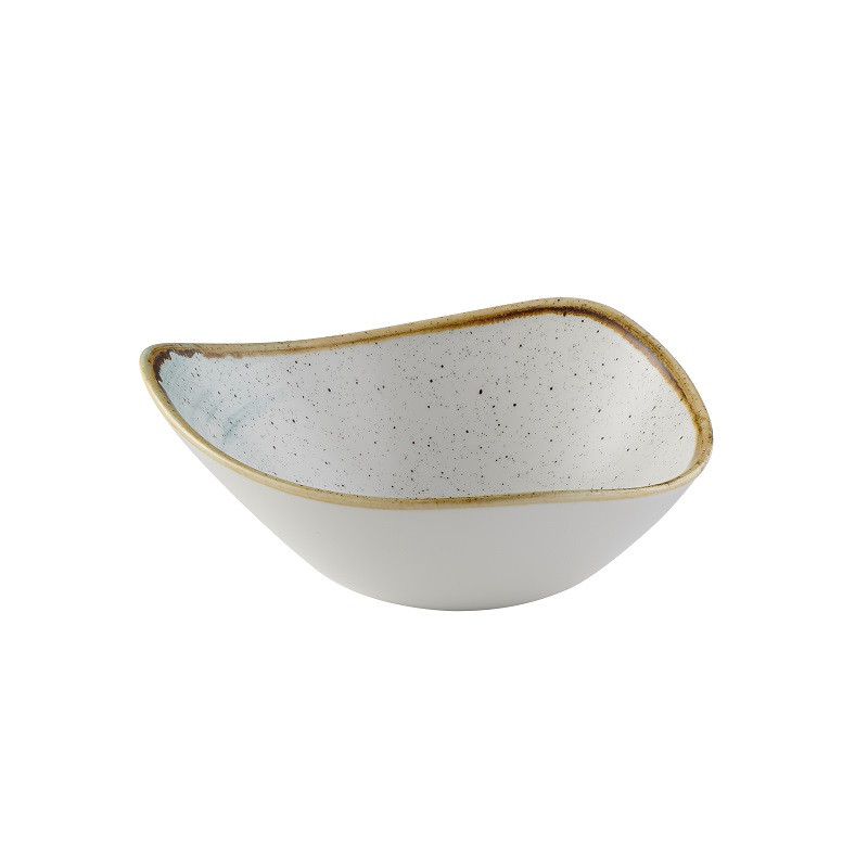 Салатник треугольный 0,37л d18,5см, без борта, Stonecast Accents, цвет Duck Egg Blue ASDETRB71