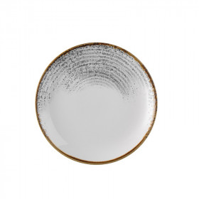 Тарелка мелкая 21,7см, без борта, цвет Jasper Grey, Studio Prints Homespun Accents HAJGEVP81
