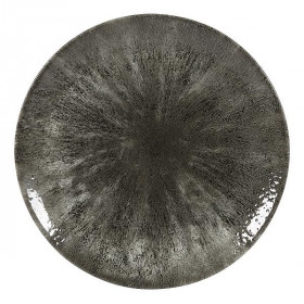Тарелка мелкая 26см, без борта, цвет Stone Quartz Black, Studio Prints STQBEV101
