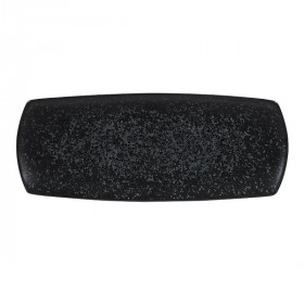 Блюдо прямоугольное узкое 35,5х14см, без борта, Menu Shades, цвет Caldera Ash Black ZCCANRPM1