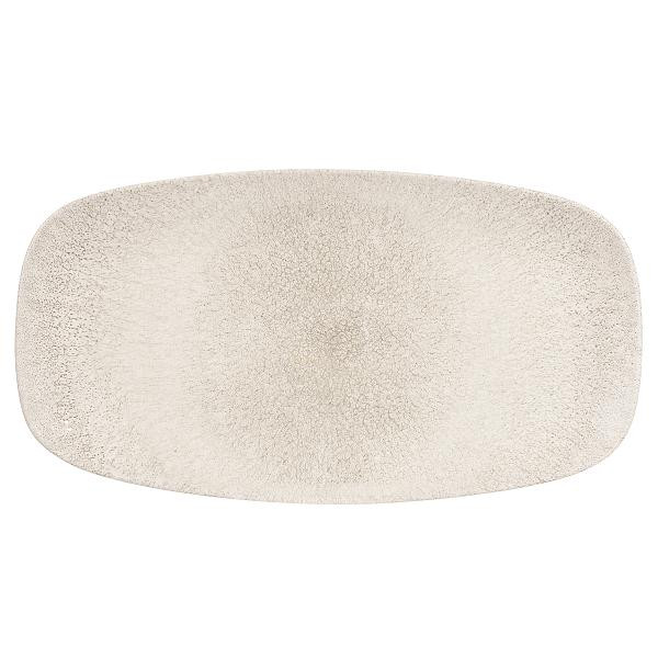 Блюдо прямоугольное CHEFS 35,5х18,9см, без борта, цвет Raku Agate Grey, Studio Prints RKAGXO141