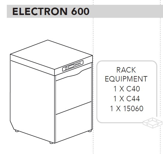 МАШИНА ПОСУДОМОЕЧНАЯ DIHR ELECTRON 600+PS