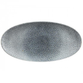 Блюдо овальное CHEFS 34,7х17,3см, без борта, цвет Raku Topaz Blue, Studio Prints RKTBOV351