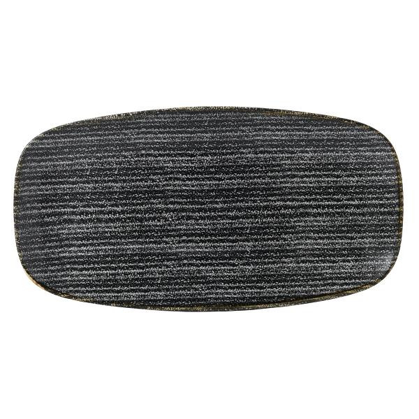 Блюдо прямоугольное CHEFS 35,5х18,9см, без борта, цвет Charcoal Black, Studio Prints SPCBXO141