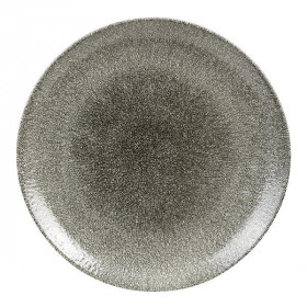 Тарелка мелкая 28,8см, без борта, цвет Raku Quartz Black, Studio Prints RKBQEV111