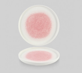Тарелка мелкая 26см, h2см с прямым бортом, Chefs Plate, цвет Rose Quartz Pink, RKQPWP261