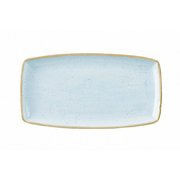 Блюдо сервировочное 35х18,5см, без борта, Stonecast, цвет Duck Egg Blue SDESOP141