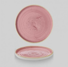 Тарелка мелкая d26см h2см с прямым бортом, Chefs Plate, Stonecast Petal Pink SPPSWP261