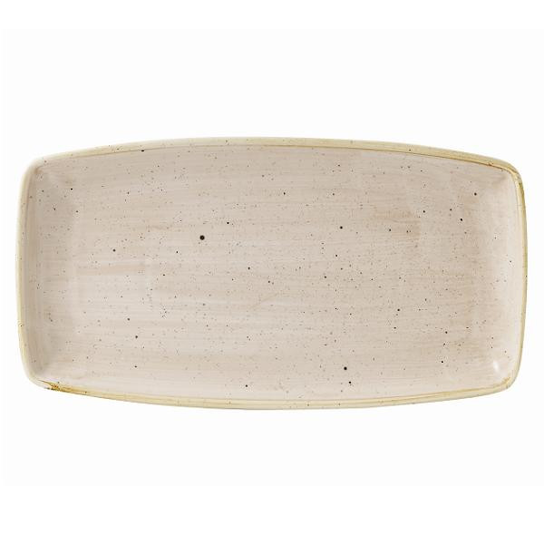 Блюдо сервировочное 35х18,5см, без борта, Stonecast, цвет Nutmeg Cream SNMSOP141