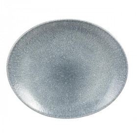 Блюдо овальное 27х22,9см, без борта, цвет Raku Topaz Blue, Studio Prints RKTBOP581