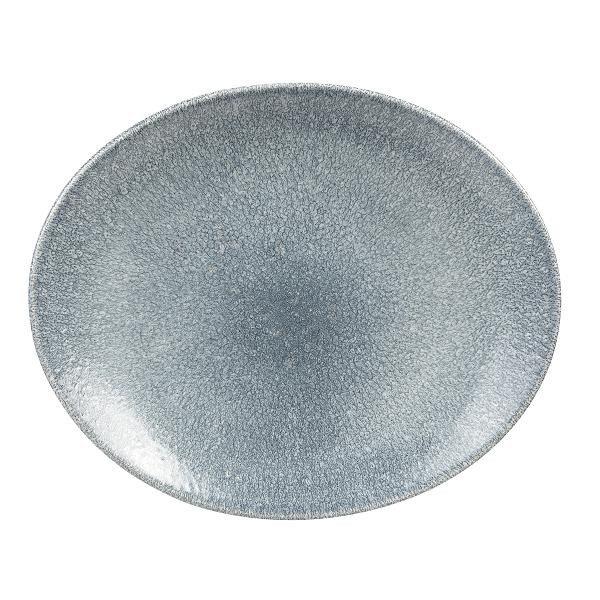 Блюдо овальное 27х22,9см, без борта, цвет Raku Topaz Blue, Studio Prints RKTBOP581