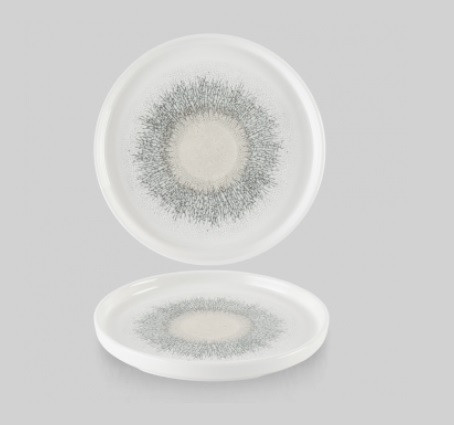 Тарелка мелкая 26см, h2см с прямым бортом, Chefs Plate, цвет Agate Grey, FSGYWP261