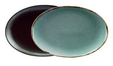 Блюдо овальное 30,3X21 TREND SPLIT BLUE TA020303277