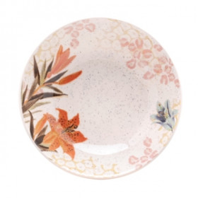 Тарелка суповая UNNI SHAPE BUQUE TROPICAL 20см Oxford 126319, AY01-5820