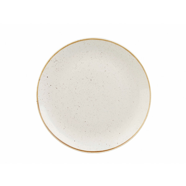 Тарелка мелкая 16,5см, без борта, Stonecast, цвет Barley White SWHSEVP61