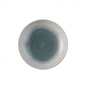 Тарелка мелкая 26см, без борта, цвет Raku Duo Agate-Topaz, Studio Prints RDATEV101