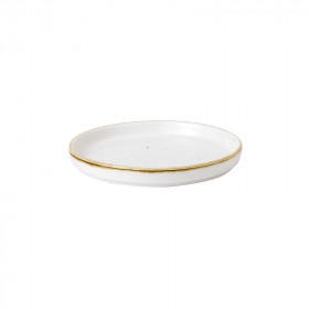 Тарелка мелкая CHEFS Walled d15,7см h2см, с прямым бортом, Stonecast, цвет Barley White SWHSWP161