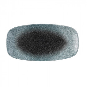 Блюдо прямоугольное CHEFS 29,8х15,3см, без борта, цвет Raku Duo Topaz-Quartz, Studio Prints RDTQXO11