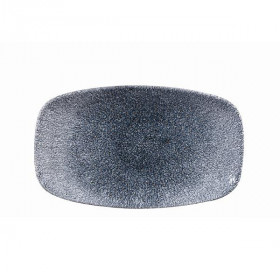 Блюдо прямоугольное CHEFS 23,7х15,7см, без борта, цвет Raku Topaz Blue, Studio Prints RKTBOBL21