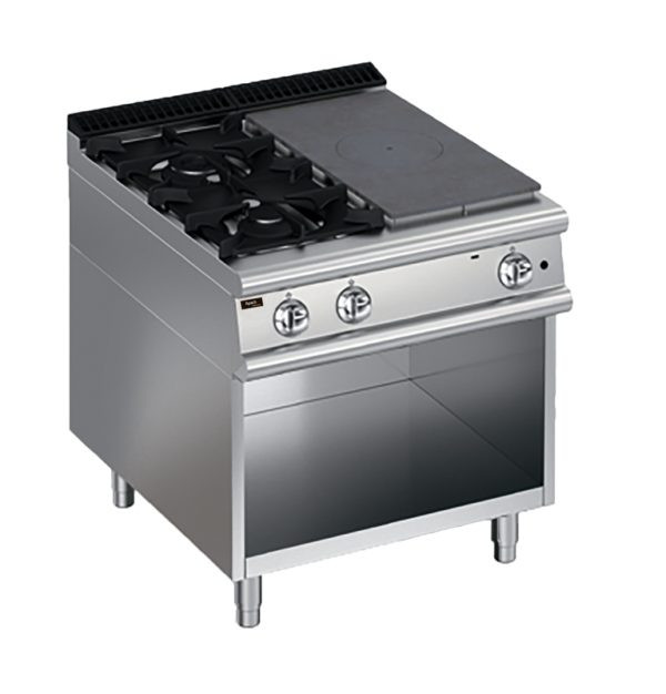ПЛИТА СО СПЛОШНОЙ ПОВЕРХНОСТЬЮ ЭЛЕКТРИЧЕСКАЯ 1100 СЕРИИ APACH CHEF LINE SLRSTE911FE
