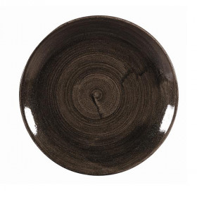 Тарелка мелкая 21,7см, без борта, Stonecast Patina, цвет Iron Black PAIBEVP81