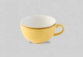 Чашка Cappuccino 340мл Stonecast, цвет Mustard Seed Yellow SMSSCB281