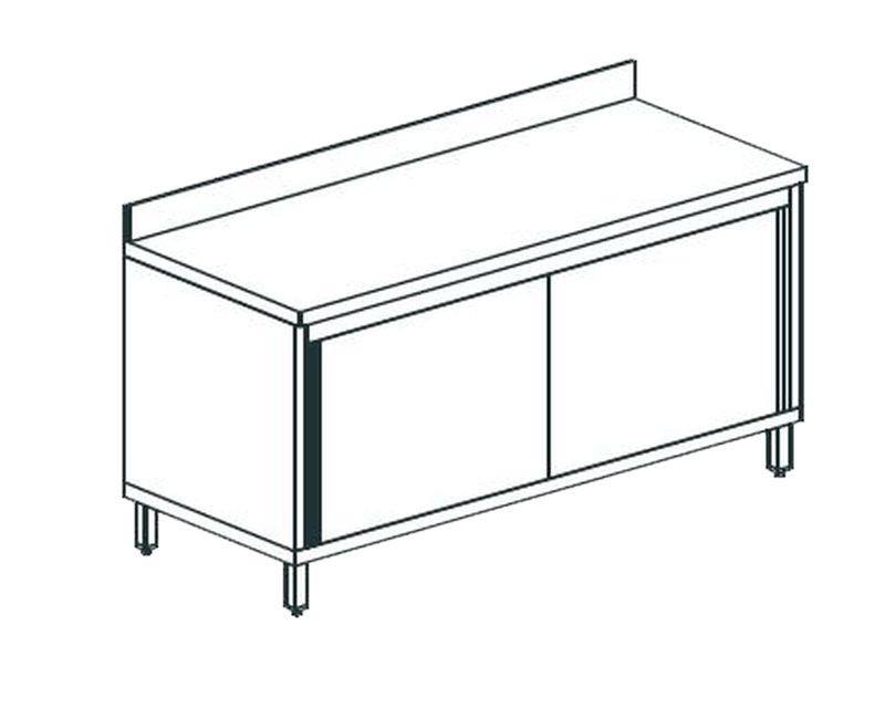 СТОЛ ПРОИЗВОДСТВЕННЫЙ ЗАКРЫТЫЙ APACH CHEF LINE LWC610SH2SDU