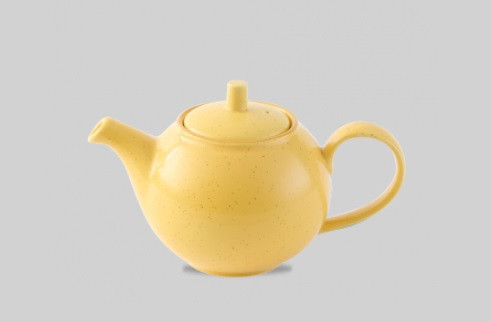 Чайник 0,426л, с крышкой, Stonecast, цвет Mustard Seed Yellow SMSSSB151