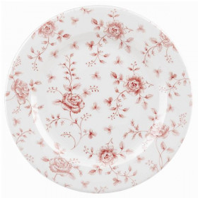 Тарелка мелкая 27,6см Vintage Prints, цвет Cranberry Rose Chintz RCCVP581