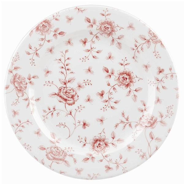 Тарелка мелкая 27,6см Vintage Prints, цвет Cranberry Rose Chintz RCCVP581