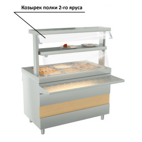 КОЗЫРЕК ДЛЯ ПОЛКИ 2-ГО ЯРУСА KAYMAN PRESTO (1000ММ)