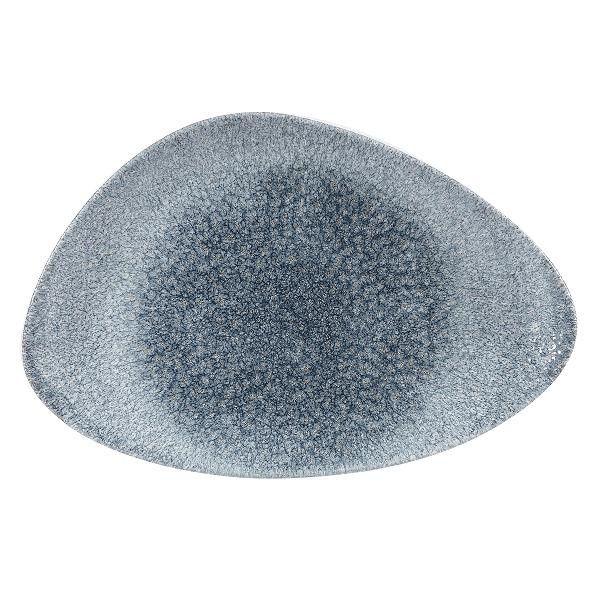 Блюдо треугольное CHEFS 30х20см, без борта, цвет Raku Topaz Blue, Studio Prints RKTBTC301