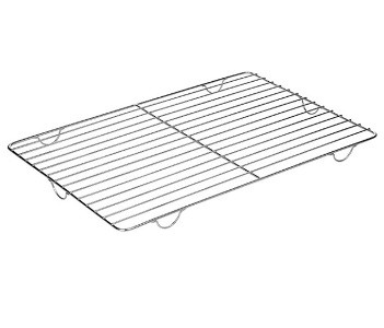 Решетка для выпечки 60x40x2,5см, на ножках, нерж.сталь 44431-60