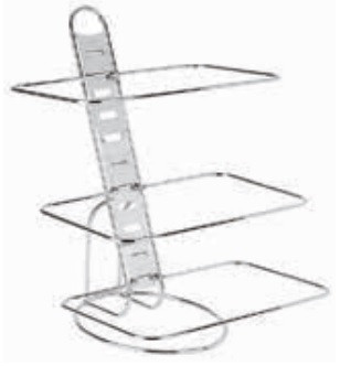 Подставка для корзин 52x59x66 см, металл 41403-04