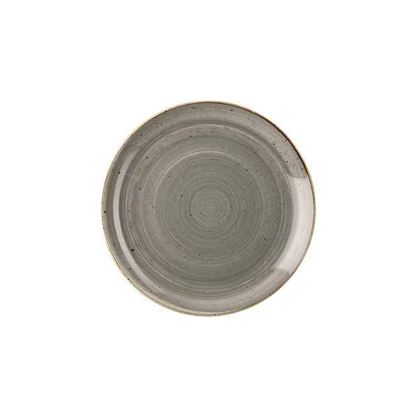 Тарелка мелкая 16,5см, без борта, Stonecast, цвет Peppercorn Grey SPGSEVP61