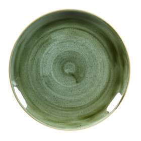 Тарелка мелкая 28,8см, без борта, Stonecast, цвет Samphire Green SSGSEV111