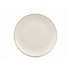 Тарелка мелкая 21,7см, без борта, Stonecast, цвет Barley White SWHSEVP81