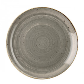 Тарелка мелкая 28,8см, без борта, Stonecast, цвет Peppercorn Grey SPGSEV111