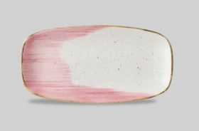 Блюдо прямоугольное CHEFS 35,5х18,9см, без борта, Stonecast, цвет Petal Pink ASPPXO141