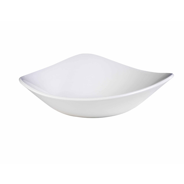 Салатник треугольный 1,50л 35,5х35см, меламин, Lotus Melamine, цвет White ZPLWLDM1