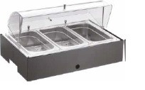 Поддон с крышкой  Frame GN1/1 100  ss 515x310x100mm, в комплекте GN 1/3, 518B0002+F1802840