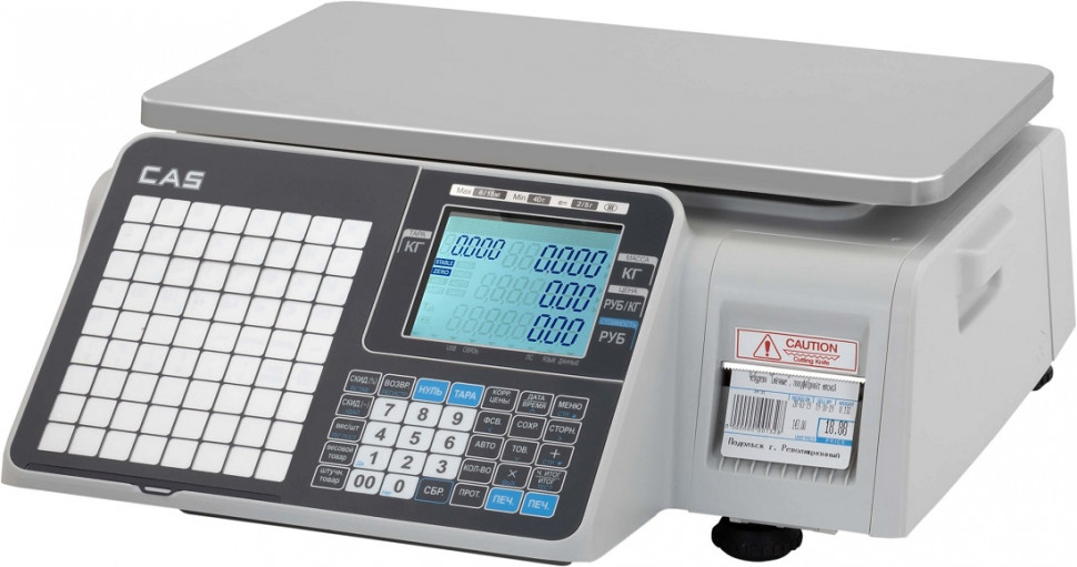 ВЕСЫ ЭЛ.ТОРГОВЫЕ CAS CL-3000J-06B + МОДУЛЬ WI-FI