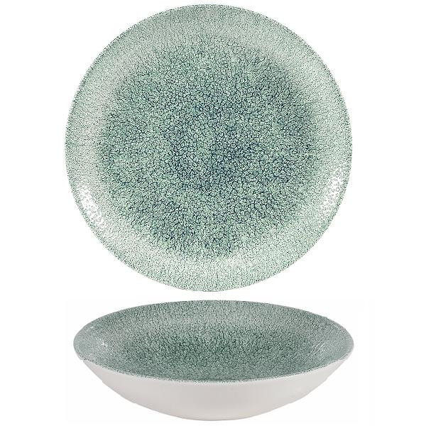 Салатник 0,42л d18,2см, без борта, цвет Raku Jade Green, Studio Prints RKJGEVB71
