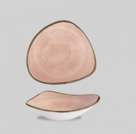 Салатник треугольный 0,60л d23,5см, без борта, Stonecast, цвет Terracotta SRTETRB91