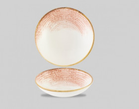 Салатник 0,42л d18,2см, без борта, цвет Coral, Studio Prints Homespun Accents HACLEVB71