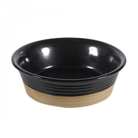 Блюдо глубокое d16см 0,48л, керамика, Igneous Black ZCBKIGLP1