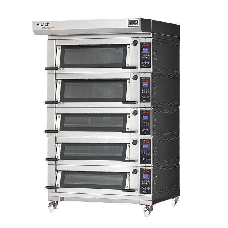 ПЕЧЬ ПОДОВАЯ С ПОДСТАВКОЙ БЕЗ НАПРАВЛЯЮЩИХ APACH BAKERY LINE E2K9L DPBI-T
