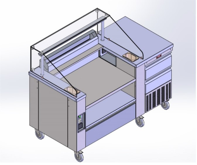 МОДУЛЬ МОБИЛЬНЫЙ APACH CHEF LINE LPSSС15RD2/1PLAT/TR15